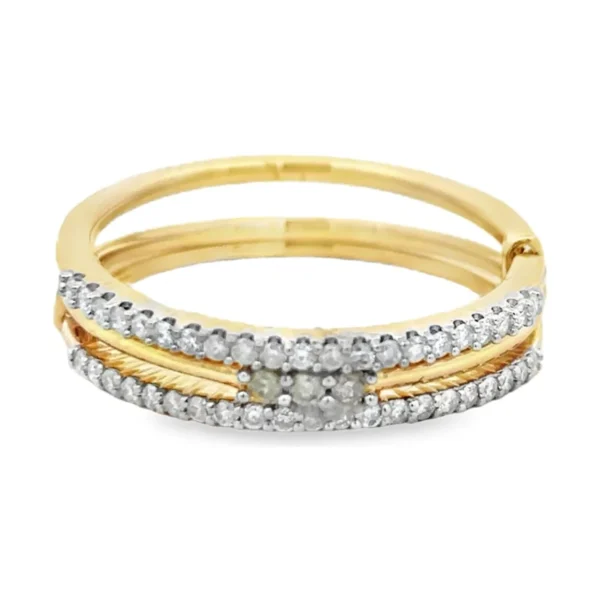 Multi Row Diamond Band Ring