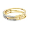 Multi Row Diamond Band Ring