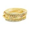Stacked Diamond Fashion Band