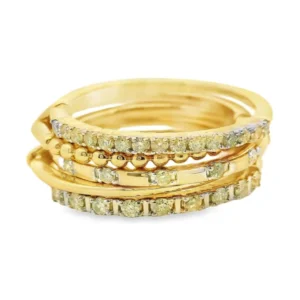 Stacked Diamond Fashion Band