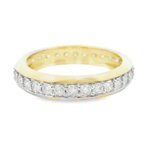 Channel Set Diamond Band
