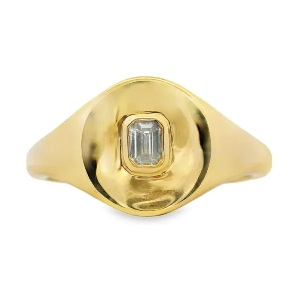 Emerald Cut Diamond Ring