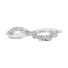 Curved Diamond Contour Ring