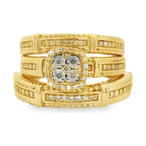 Diamond Cluster Ring