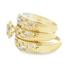 Diamond Cluster Chain Ring