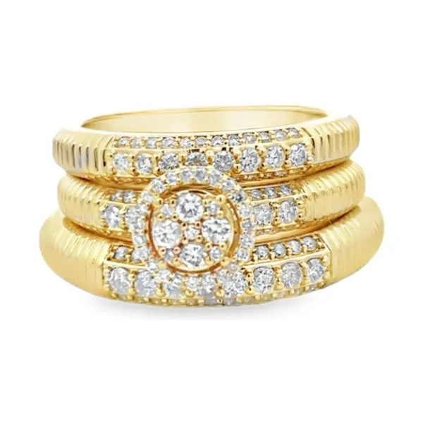 Diamond Cluster Band Ring