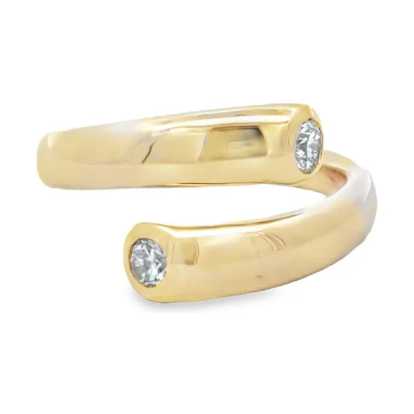 Bypass Diamond Wrap Ring
