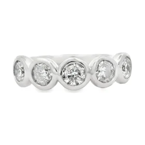 Bezel Set Diamond Ring