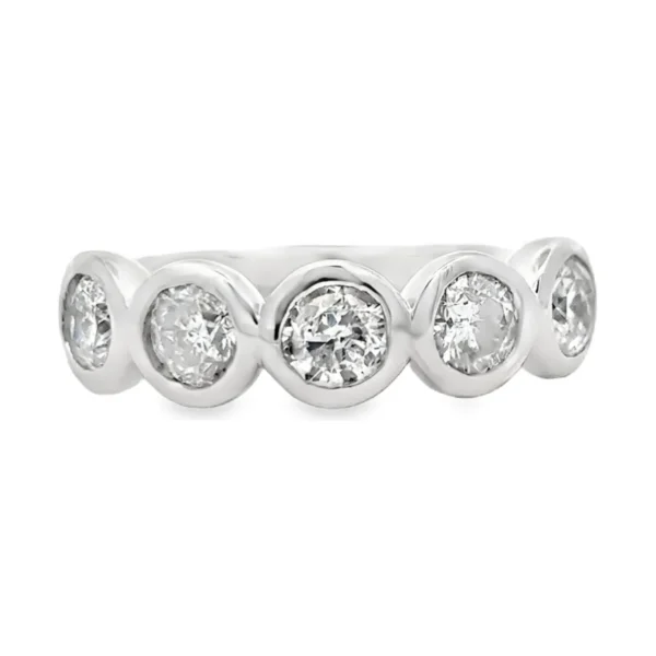 Bezel Set Diamond Ring