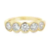 Bezel Diamond Band Ring
