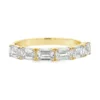 Emerald Cut Diamond Band
