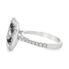 Sapphire Halo Diamond Ring