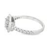 Emerald Cut Halo Ring