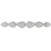 Pear Cluster Diamond Ring
