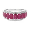Emerald Cut Ruby Ring