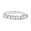 Emerald Cut Diamond Band