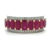Emerald Cut Ruby Ring