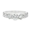 Round Diamond Band Ring