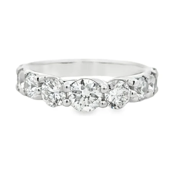 Round Diamond Band Ring