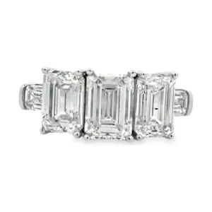Emerald Cut Diamond Ring