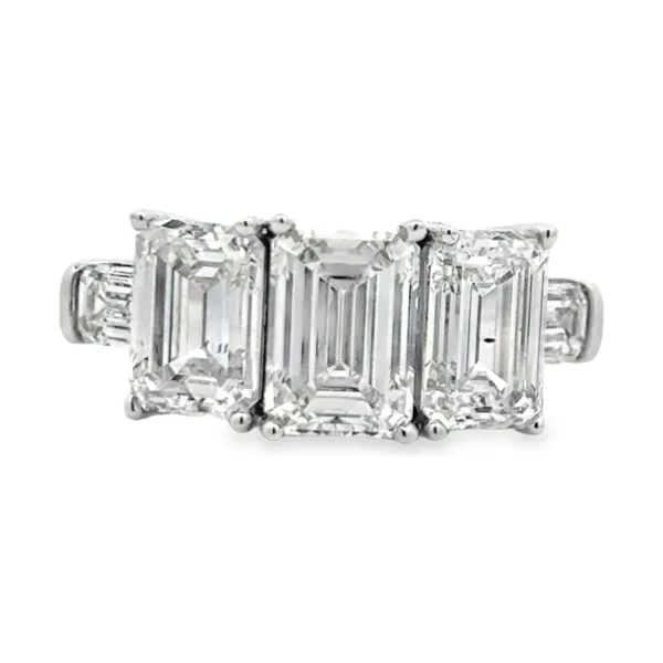 Emerald Cut Diamond Ring
