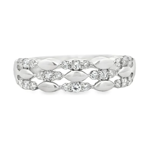 Diamond Lattice Fashion Band