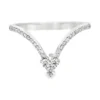 Chevron Diamond Fashion Ring
