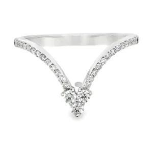Chevron Diamond Fashion Ring