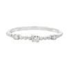 Beaded Diamond Band Ring