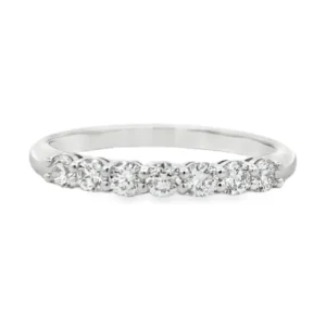 Round Diamond Band Ring