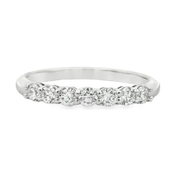 Round Diamond Band Ring