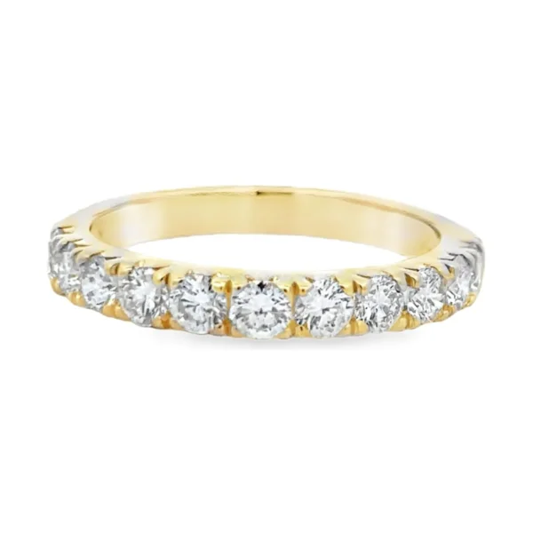 Round Diamond Band Ring