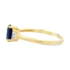 Oval Sapphire Diamond Ring