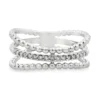 Beaded Diamond Band Ring