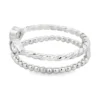 Beaded Open Diamond Ring
