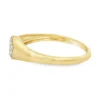 Round Diamond Signet Ring