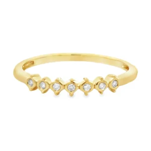Diamond Bezel Band Ring