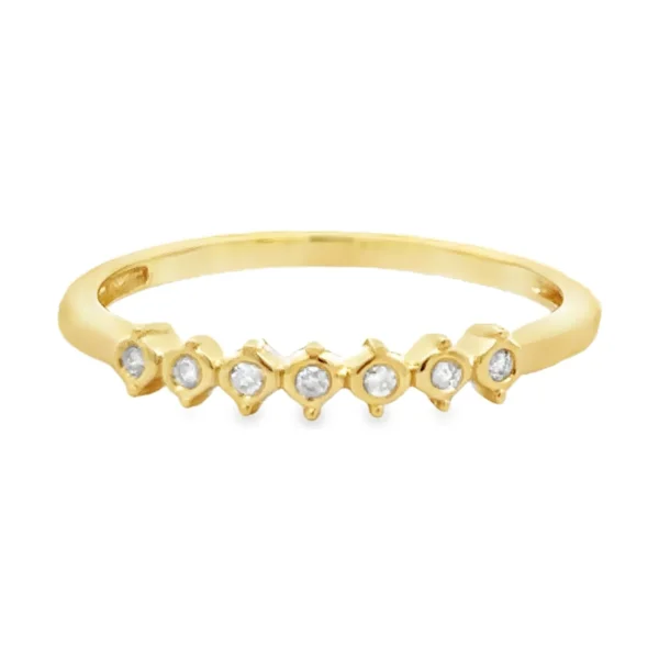 Diamond Bezel Band Ring