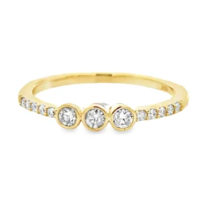 Bezel Diamond Fashion Band