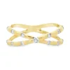 Crisscross Diamond Fashion Ring