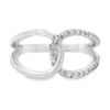 Interlocking Loop Diamond Ring