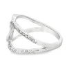 Interlocking Loop Diamond Ring