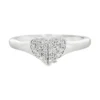 Heart Diamond Band Ring