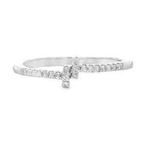 Bypass Diamond Band Ring
