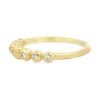 Beaded Diamond Band Ring