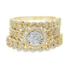 Cuban Link Cluster Ring