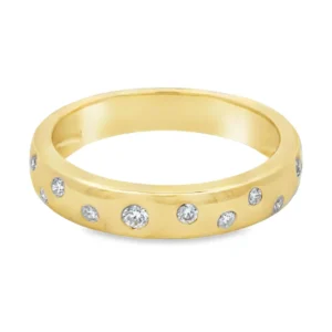 Flush Set Diamond Band