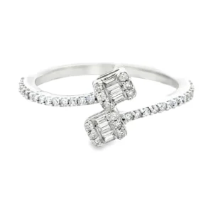 Bypass Diamond Ring