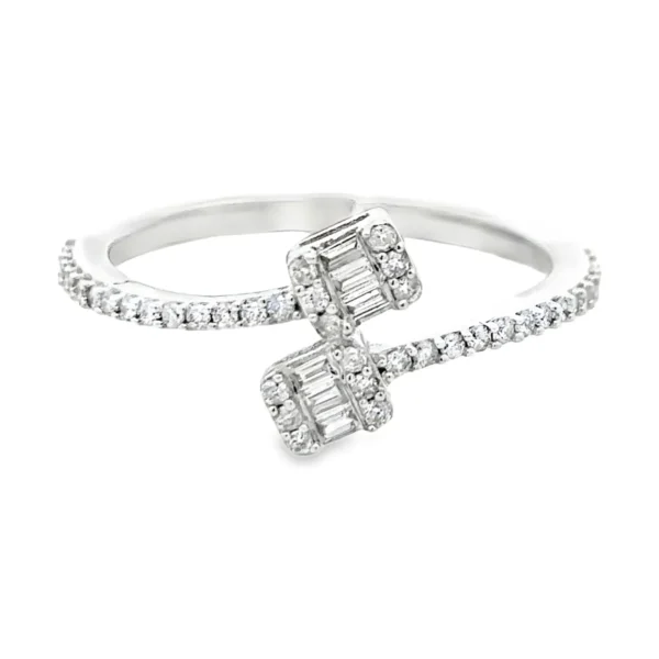 Bypass Diamond Ring
