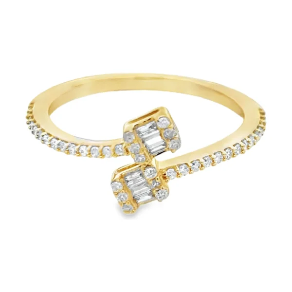 Bypass Diamond Fashion Ring